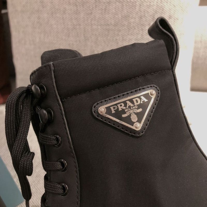 Pra*a black high boots