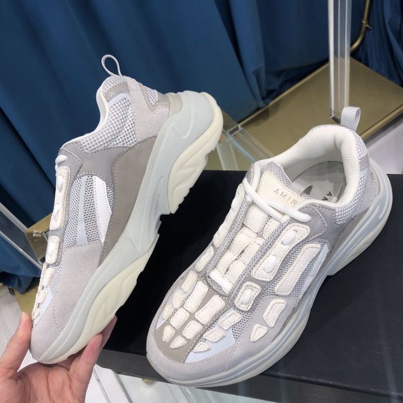 Amiri Bone Runner White & Silver