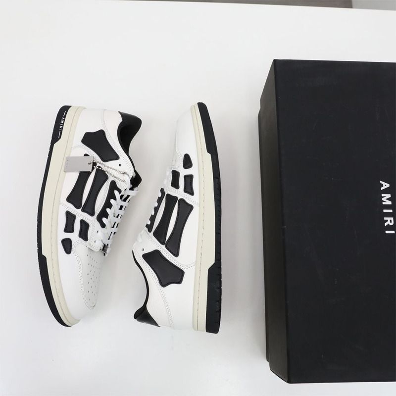 Amiri Skel-Top Low Sneaker White/Black