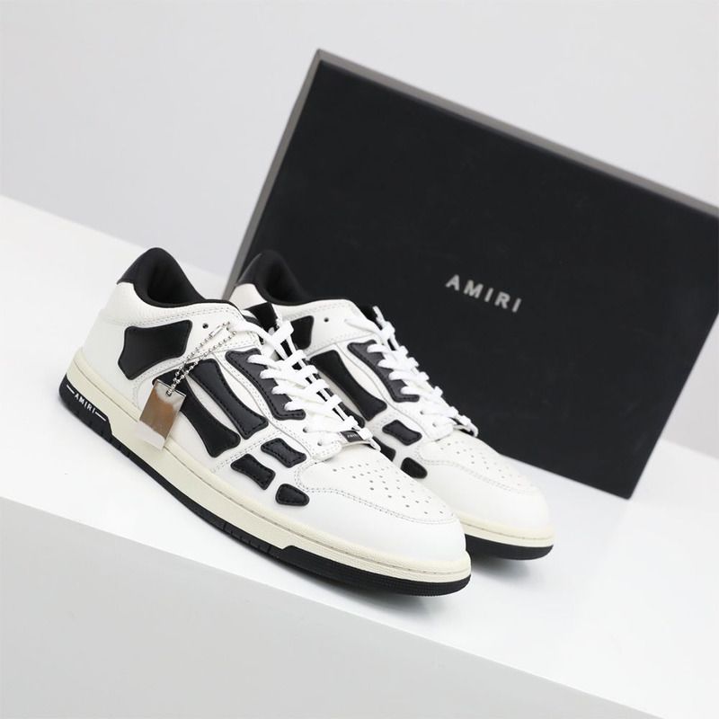Amiri Skel-Top Low Sneaker White/Black