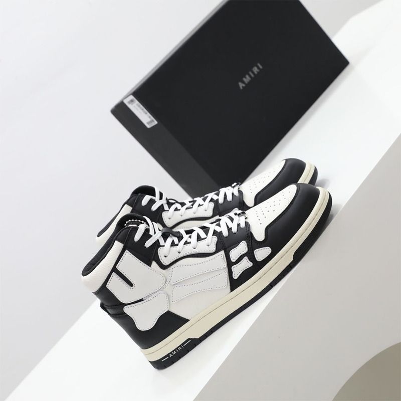 Amiri Skel-Top Hi Sneaker White/Black