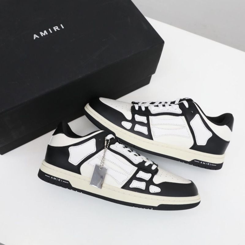 Amiri Skel-Top Low Sneaker White/Black