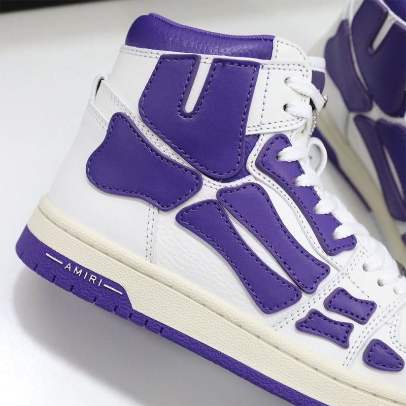 Amiri Skel-Top Hi Sneaker Purple/White