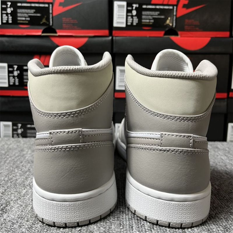 Air Jordan 1 Mid Grey Sneaker