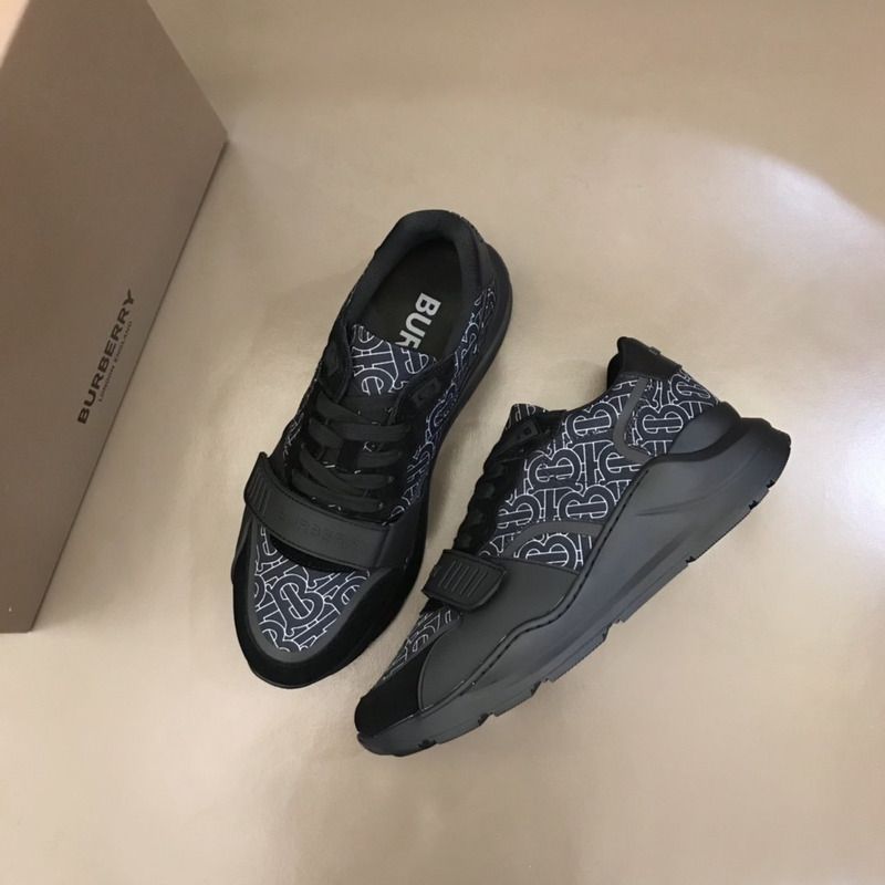 Monogram Print Nylon Sneakers