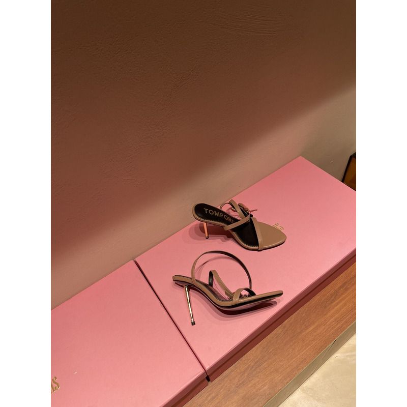 Tom Ford Flesh PADLOCK SANDALS