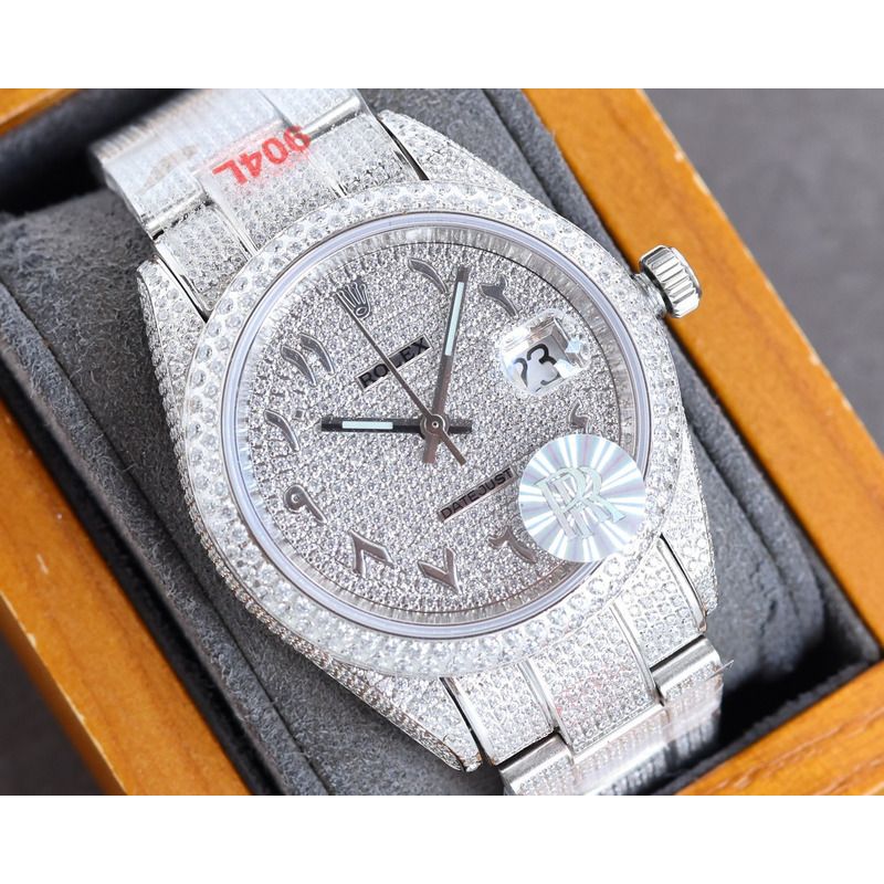 luxury quality rolex gypsophila watch set with top swarovski Di*m*nds