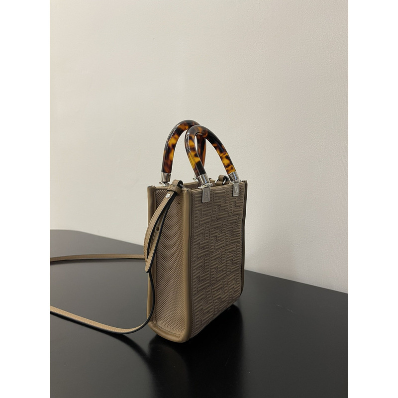 F**di sunshine mini shouldr bag brown