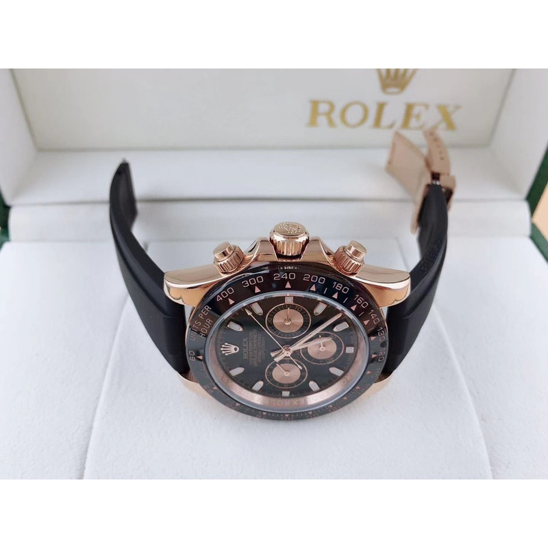 Rolex Cosmograph Daytona Everose Cerachrom Black Oysterflex M116515LN-0057