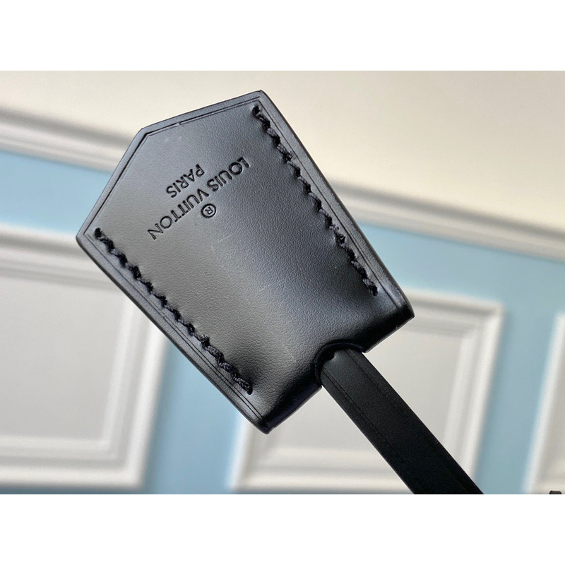 LV Alma Canvas Medium Handbag Black