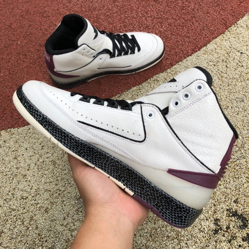 A Ma Maniere x Air Jordan 2 Retro Sneaker Grey/Burgundy