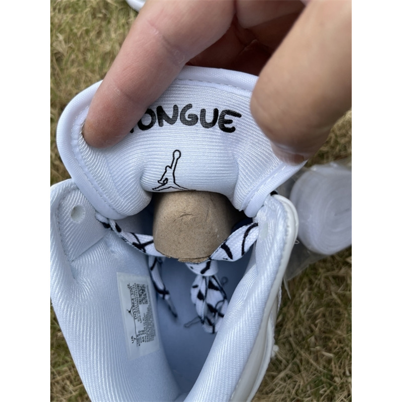 Air Jordan 1 Mid “Schematic” Sneaker White/Black