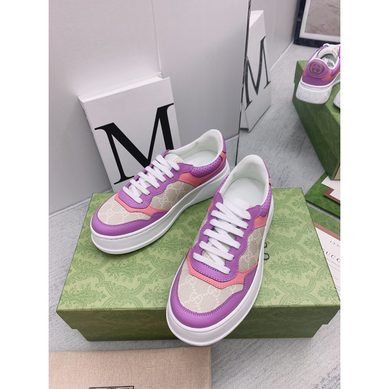 G*u*i chunky b sneaker pink and purple