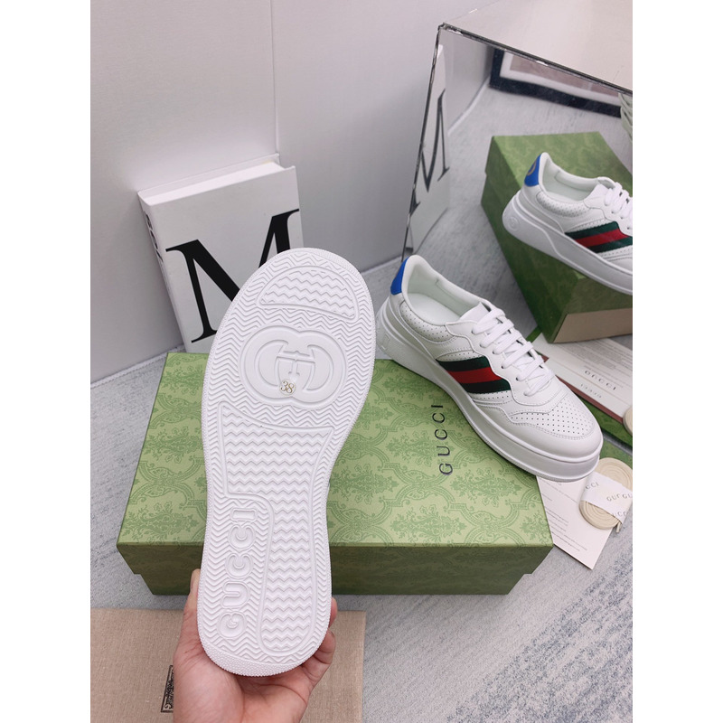 G*u*i chunky b low-top sneaker white