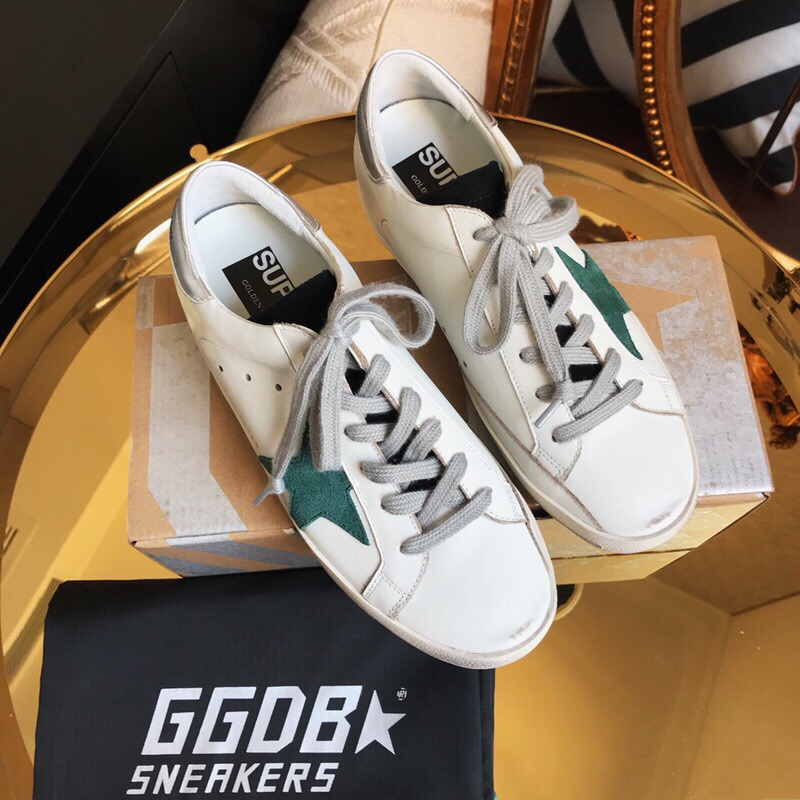 golden goose S*per-star sneakers white S*per-star sneakers with silver tongue