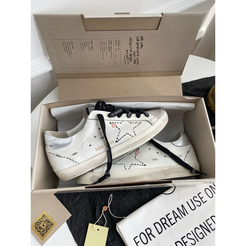 golden goose S*perstar leather sneakers with black laces