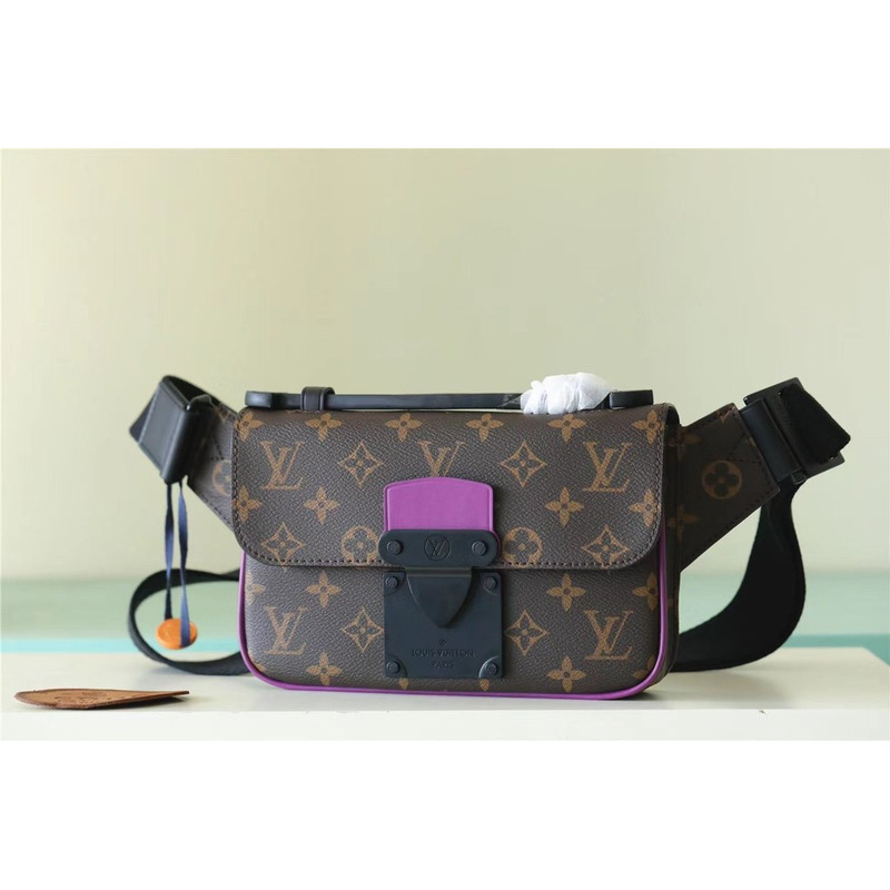 l**is V*t*n s lock sling bag macassar monogram canvas