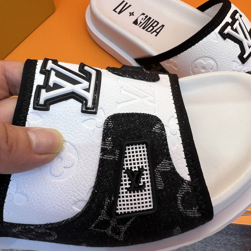 l**is V*t*n x nba trainer black & white