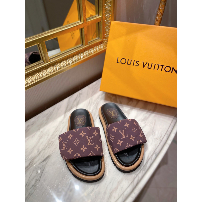 l**is V*t*n pool pillow comfort mule brown