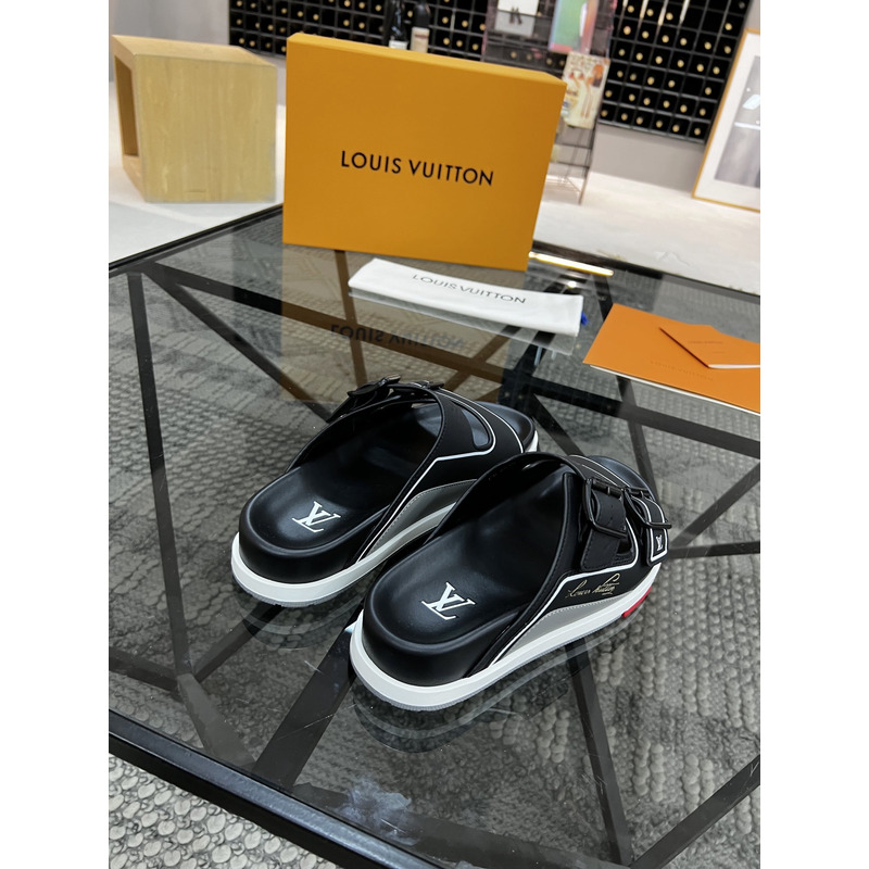 l**is V*t*n trainer mule black &grey