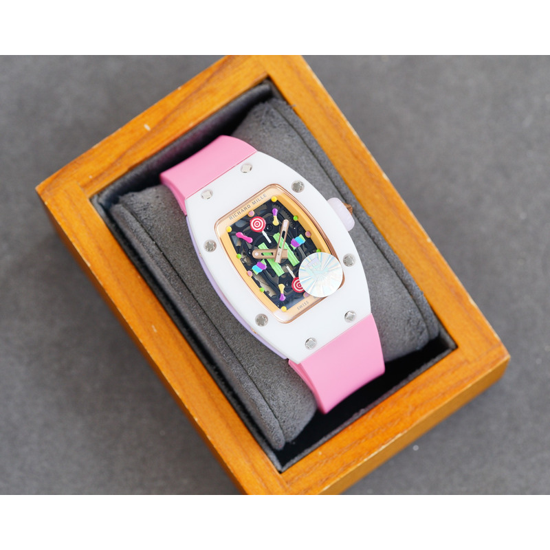 Richard Mille – Pink Strap White Case