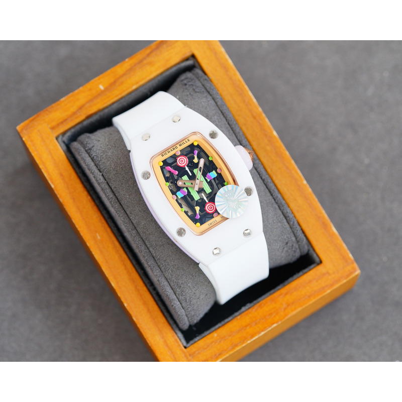 Richard Mille – White Strap White Case