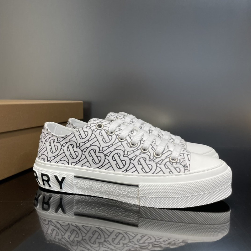 B**rry tb monogram sneakers black and white