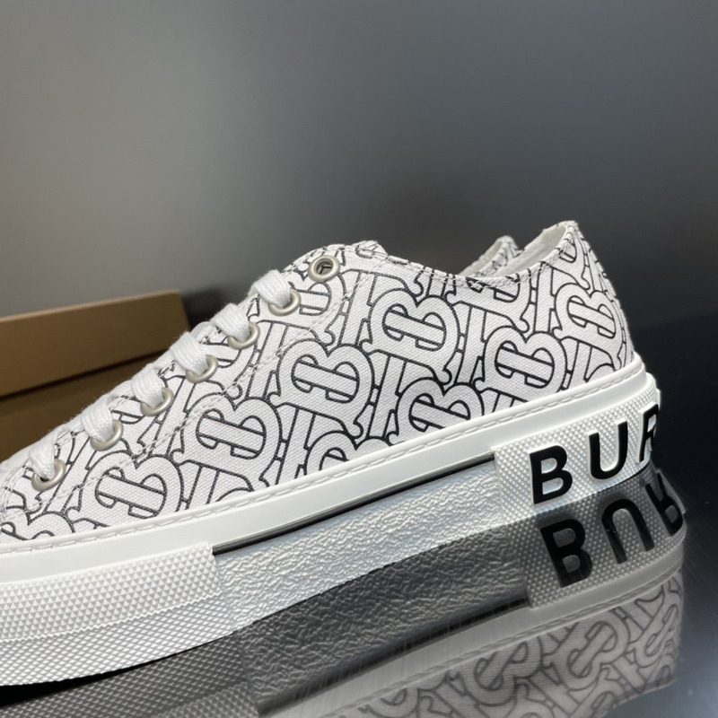 B**rry tb monogram sneakers black and white
