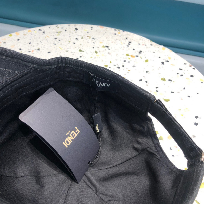 F**di hat korean embroidery letter wild baseball cap street fashion