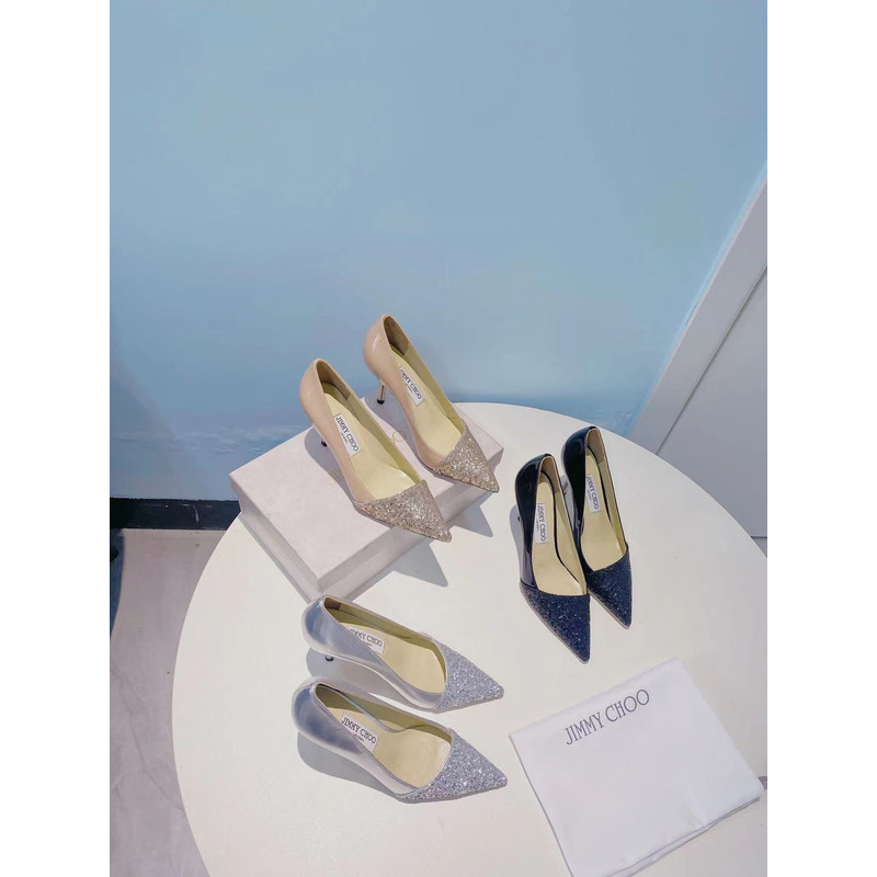 Jimmy Choo Fine Glitter Pumps