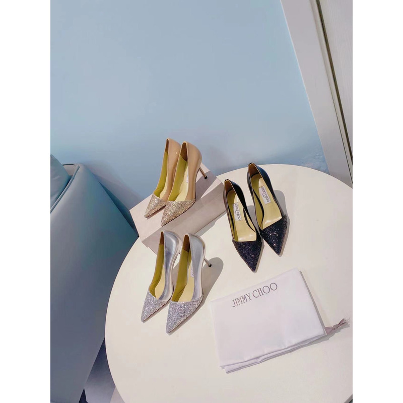 Jimmy Choo Fine Glitter Pumps