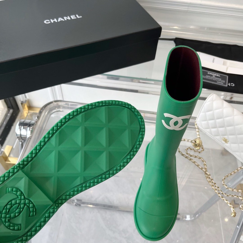 Ch*el wellington boots green