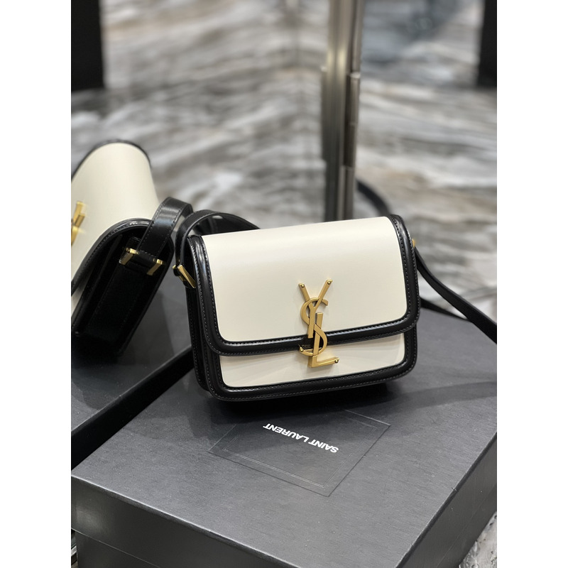 Saint Laurent S Solferino logo Shoulder Bag Black