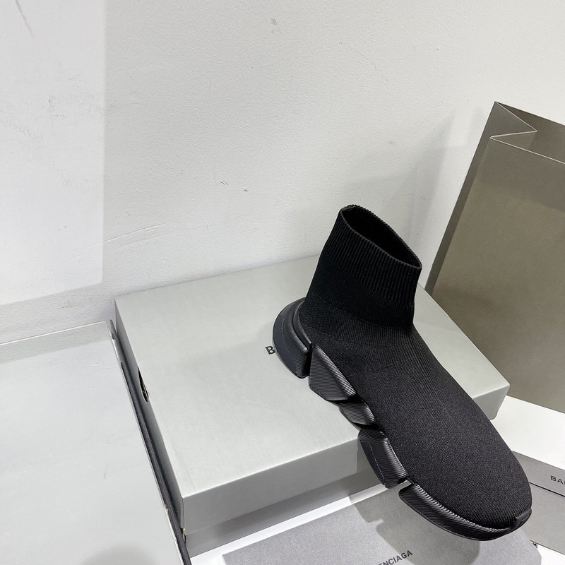 Ba*len*cia*ga speed 2.0 recycled knit sneaker black