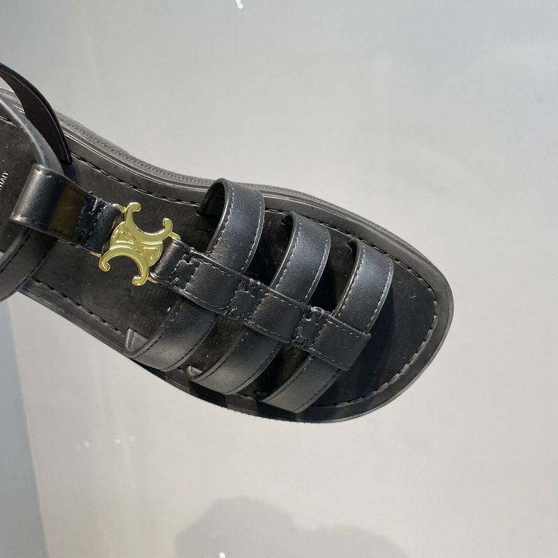 Ce**e clea triomphe gladiator chunky sandals black