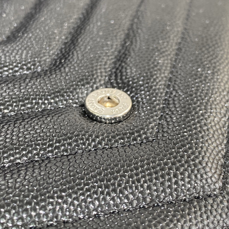 Saint Laurent Loulou Small Quilted Leather Shoulder Bag Black