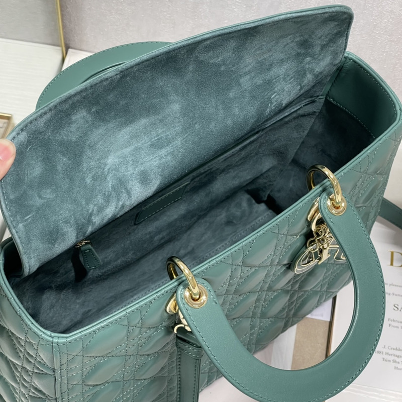 lady D*or my abcD*or handbag green 32×12×24cm