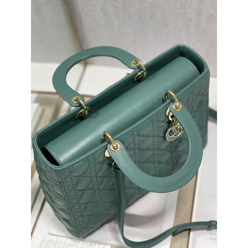 lady D*or my abcD*or handbag green 32×12×24cm