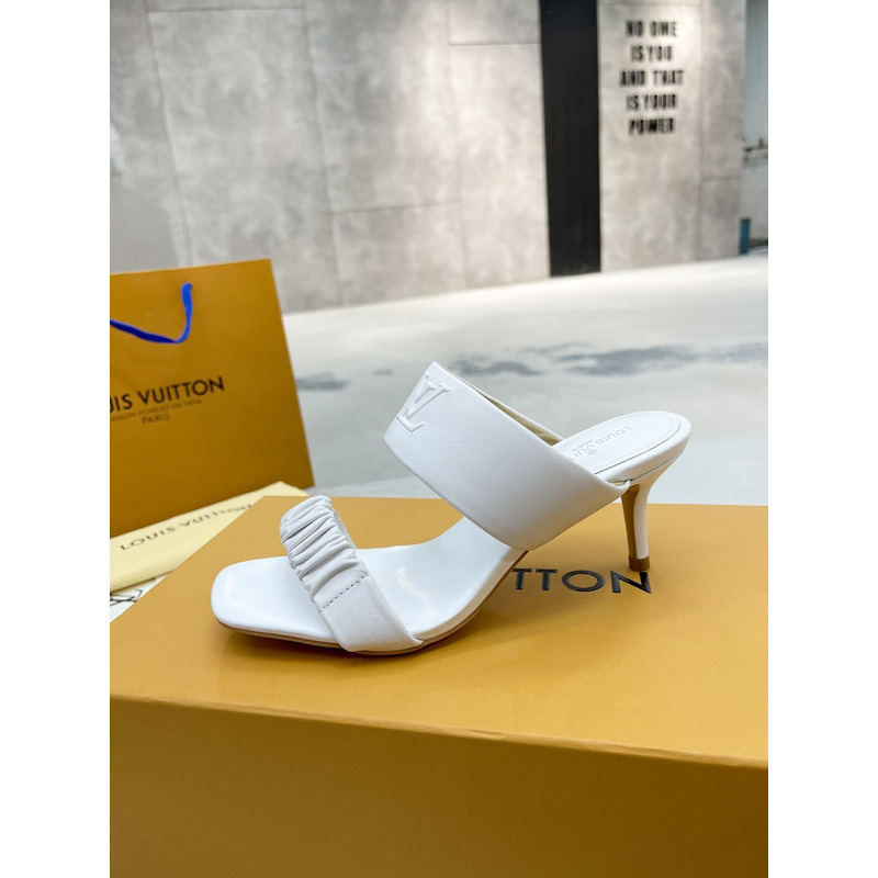 l**is V*t*n open toe heels white
