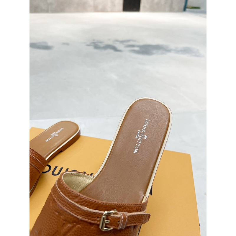 l**is V*t*n flat mules cinnamon