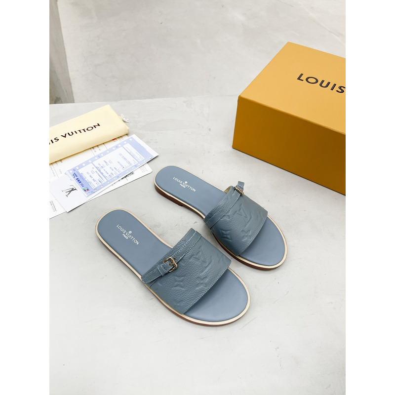 l**is V*t*n flat mules blue