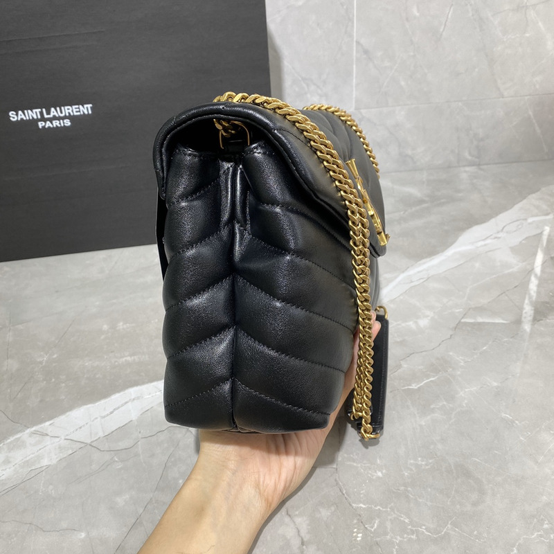 Saint Laurent Loulou Shoulder Bag Black