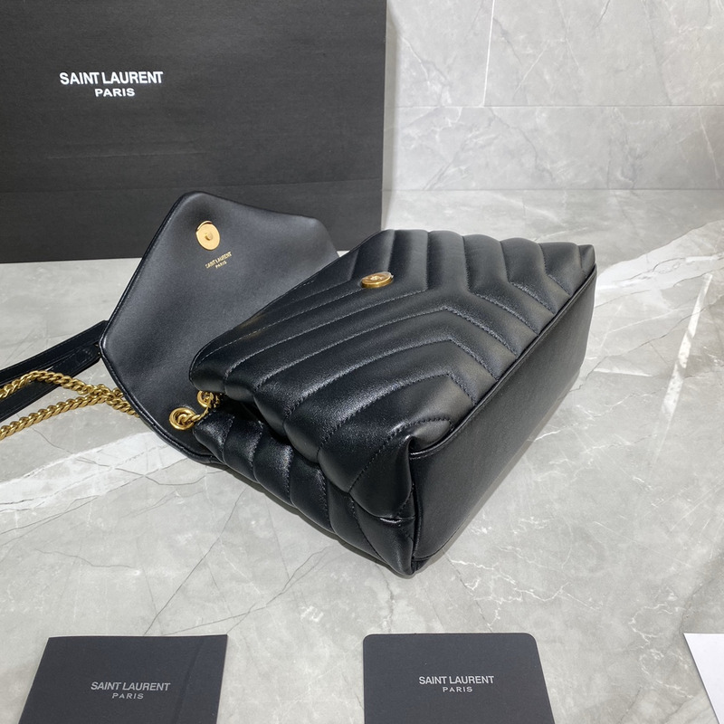 Saint Laurent Loulou Shoulder Bag Black