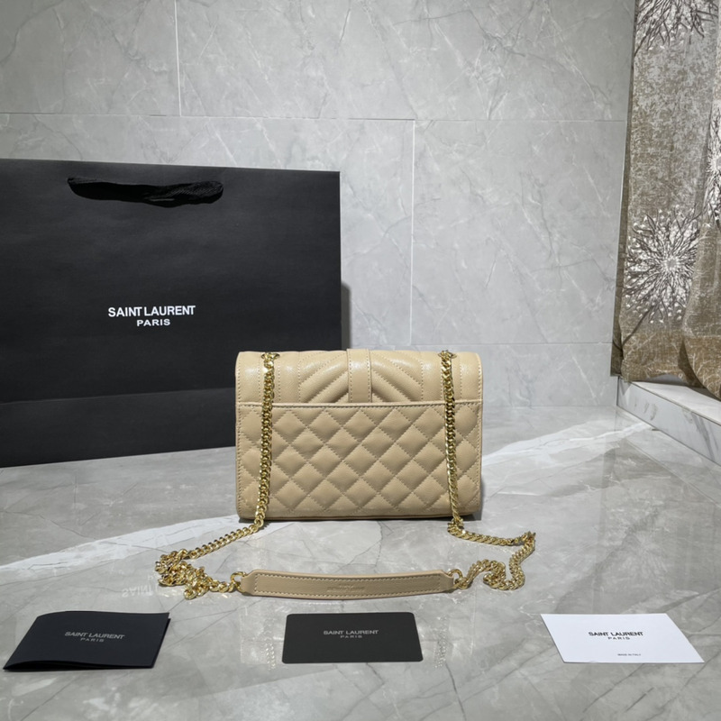 Saint Laurent Monogram Mix Matelasse Yellow