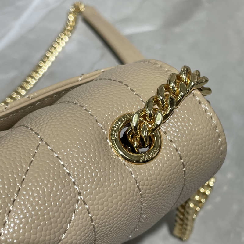 Saint Laurent Monogram Mix Matelasse Yellow