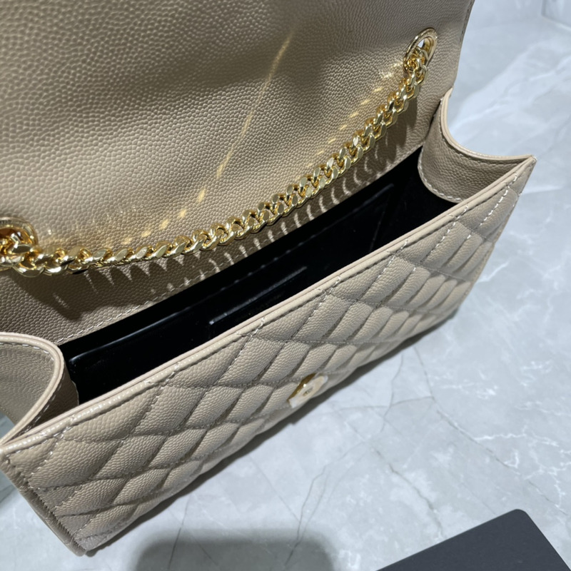 Saint Laurent Monogram Mix Matelasse Yellow