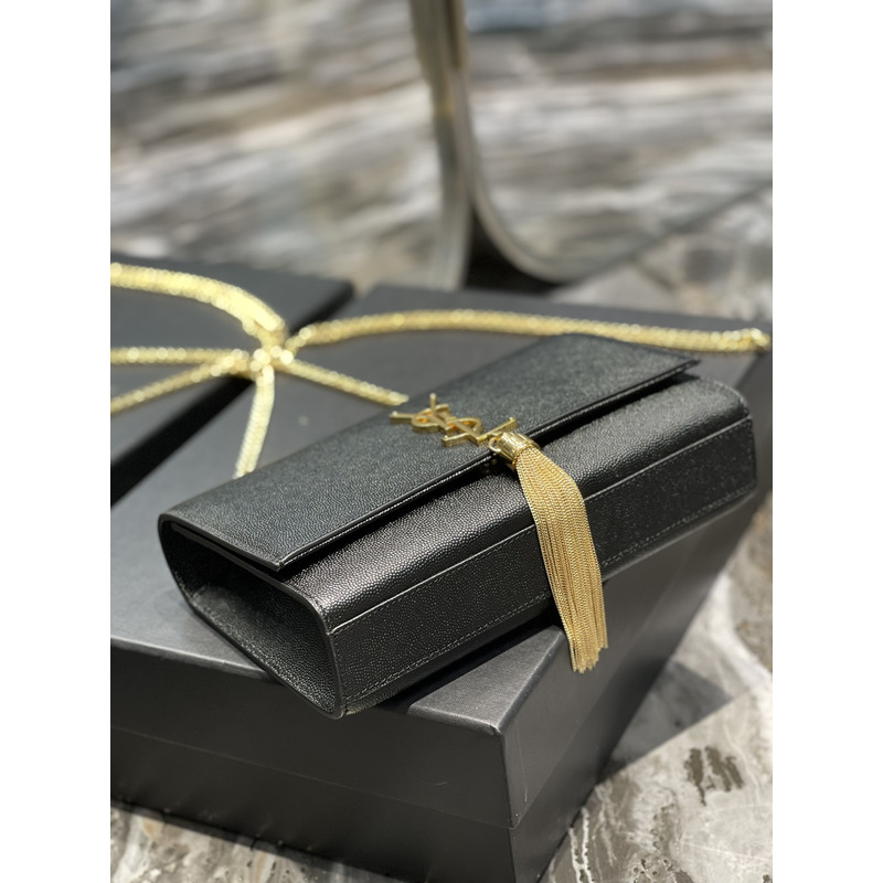 Saint Laurent Kate Shoulder Bag Black