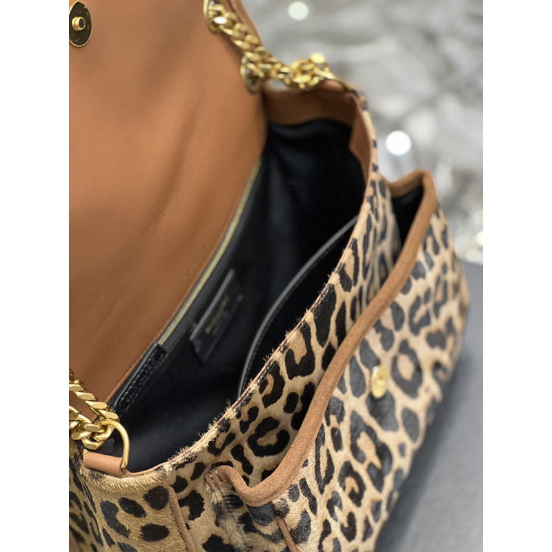 Saint Laurent Niki Leopard Print Shoulder Bag 28×20.5×8.5cm