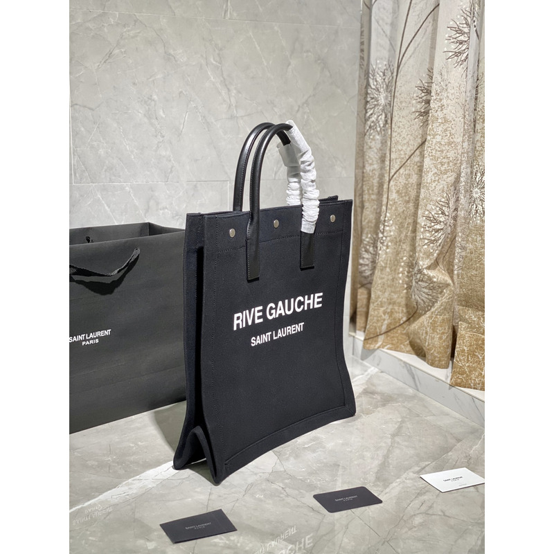 Saint Laurent Rive Gauche Tote Black M