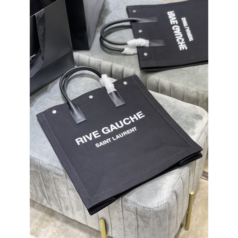 Saint Laurent Rive Gauche Tote Black M